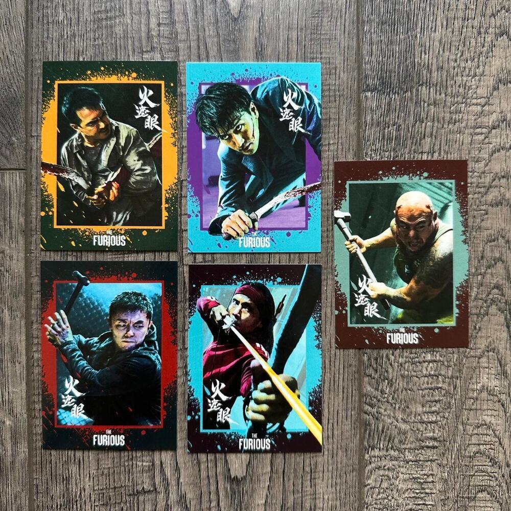 2026 The Furious Movie Promo Trading Cards Mini Poster Complete Full Set